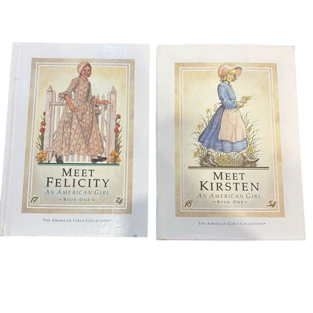 American Girl Pleasant Company Kirsten Felicity 1st Edition VTG Hardcover Set